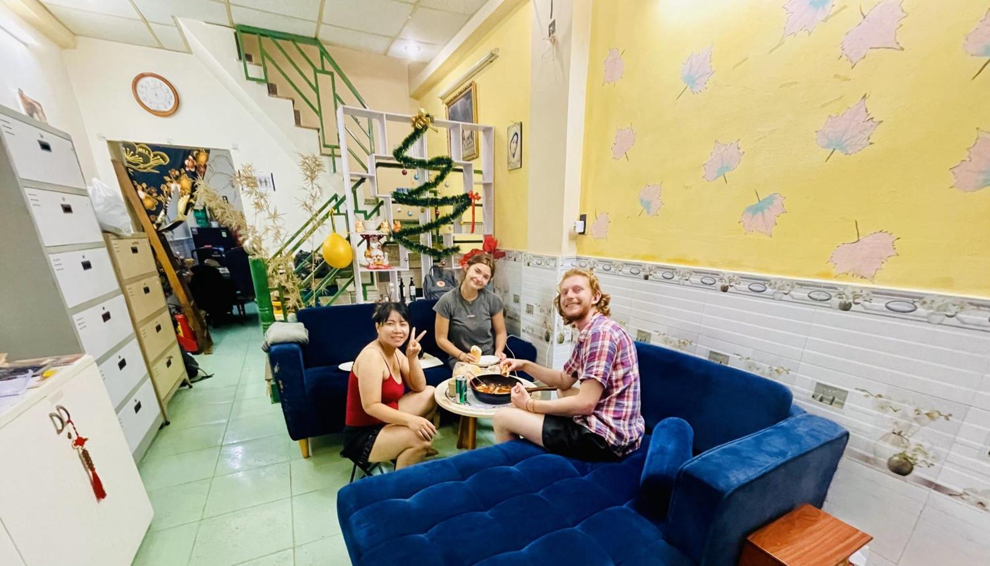花ren Hostel Ho-Chi-Minh-Stadt Exterior foto